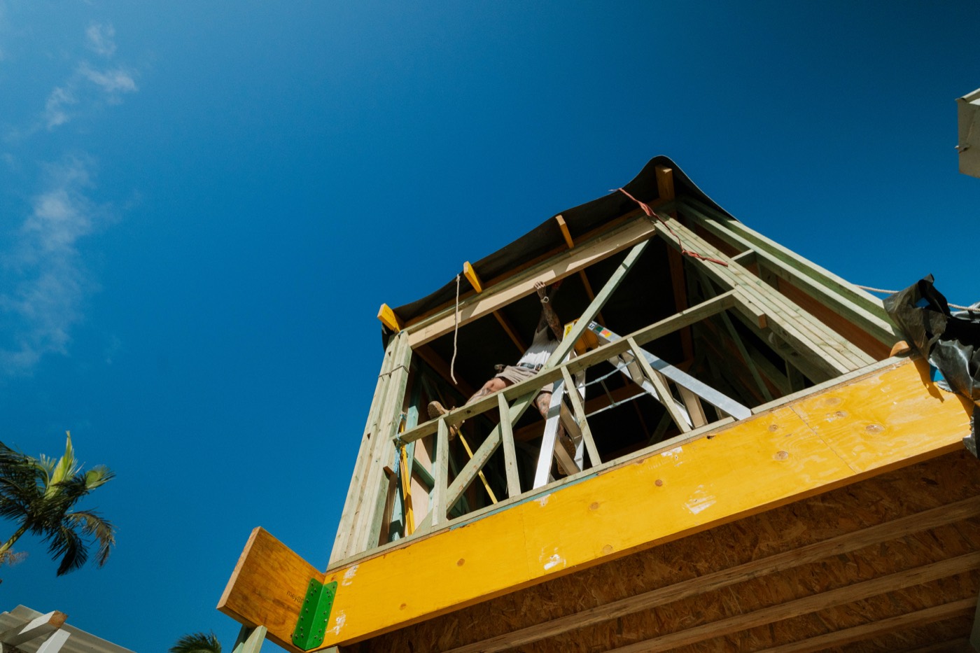 A custom home under construction by Pocock Constructions on the Gold Coast